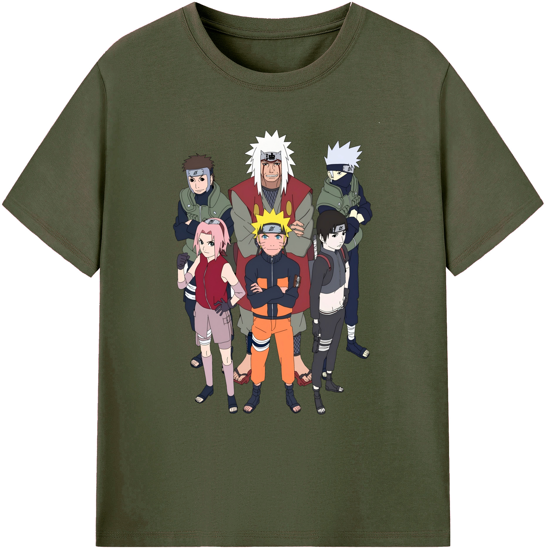 （画像用） NARUTO -ナルト- うずまき ナルト Uzumaki Naruto 綿100％ メンズ半袖Tシャツ｜肌触りやわらか＆通気性